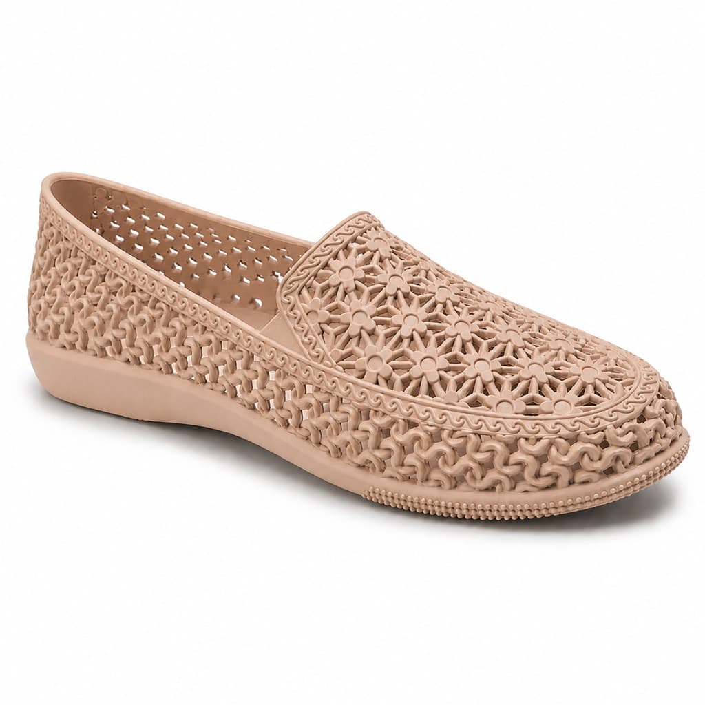 Sapato Feminino Verão Sapatilha Feminina Furadinha Casual Antiderrapante Confortável Leve Respirável Moderna