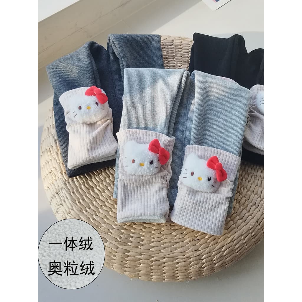 Meninas Leggings de lã outono inverno engrossado calças quentes bebê de uma peça velo fino calças de lã do bebê exterior