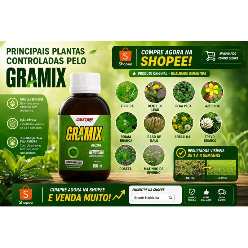 Dexter Gramix seletivo 100ML\Pra Jardim