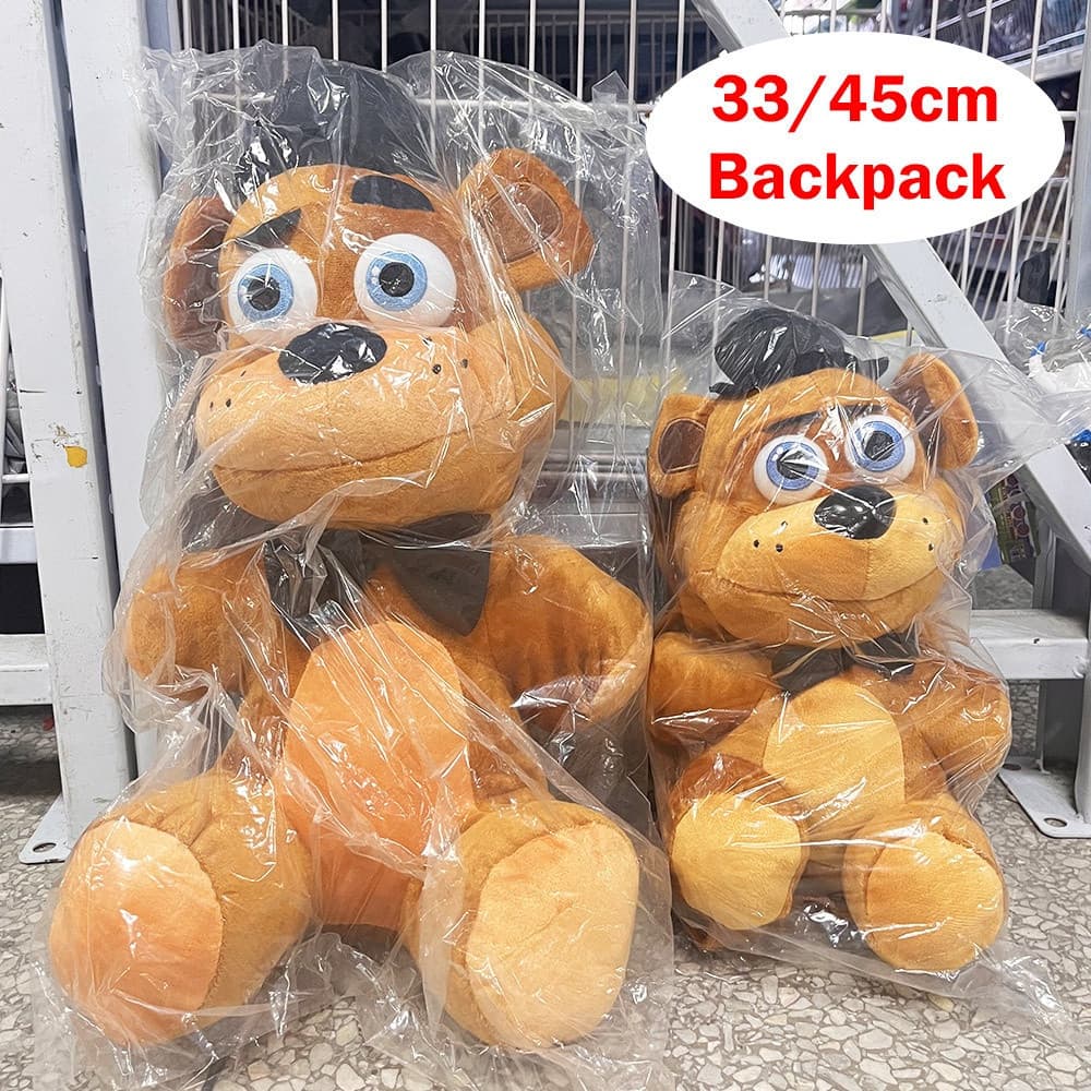 Mochila grande de pelúcia FNAF 333/45cm, série Party Frenzy, Golden Bonnie, Pikachu, presente de Natal fofo, adequado pa