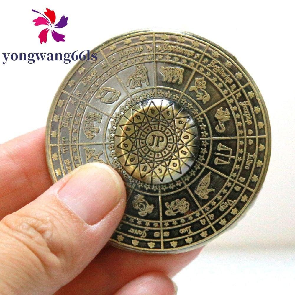 YONGWANG Astrolabe Fingertip Spinner, Bússola Rotativa da Constelação do Destino QVBL