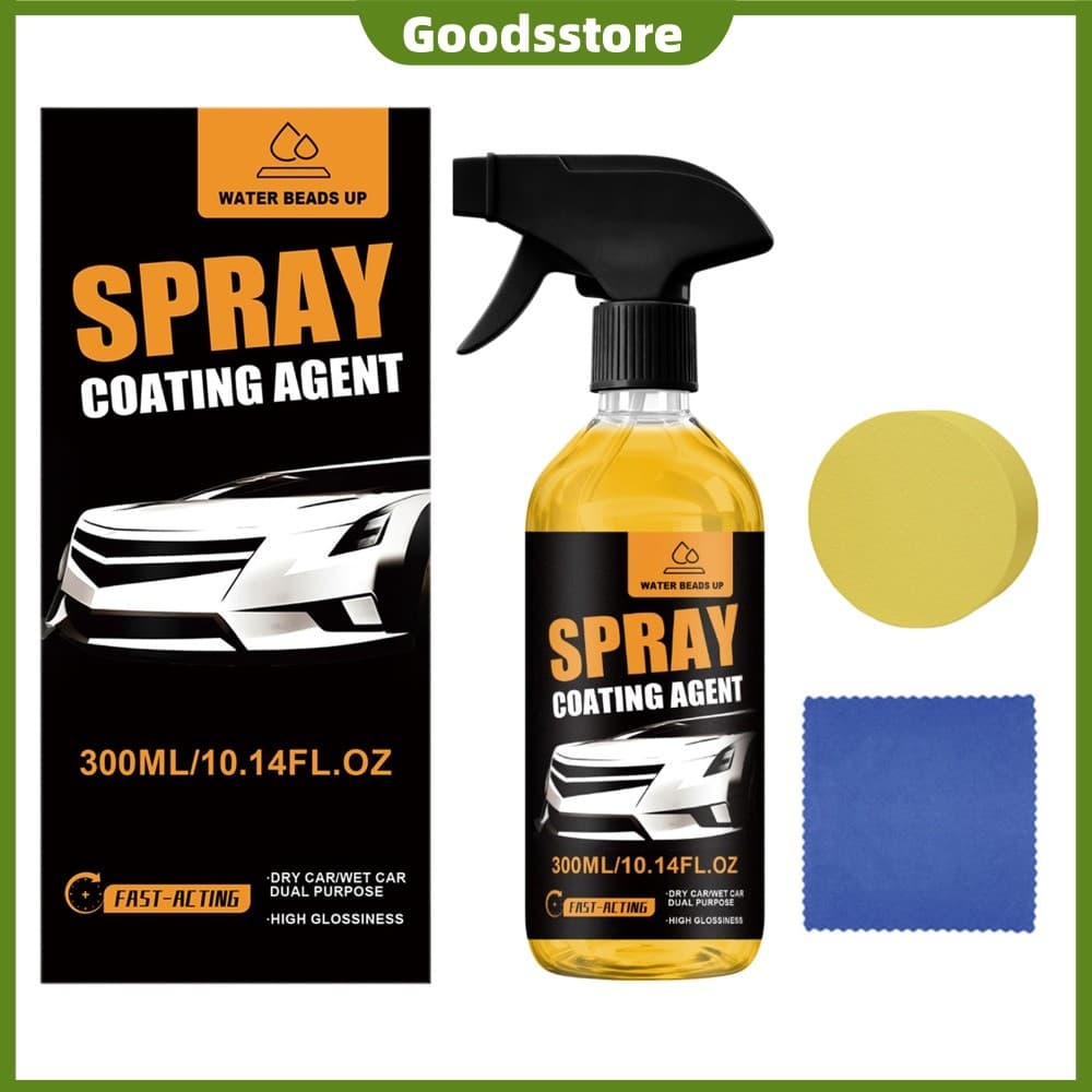 Agente De Renovação De Revestimento Multifuncional 300ML Spray De Carro Para Brilho E Proteção De Veículos [Goodsstore.b
