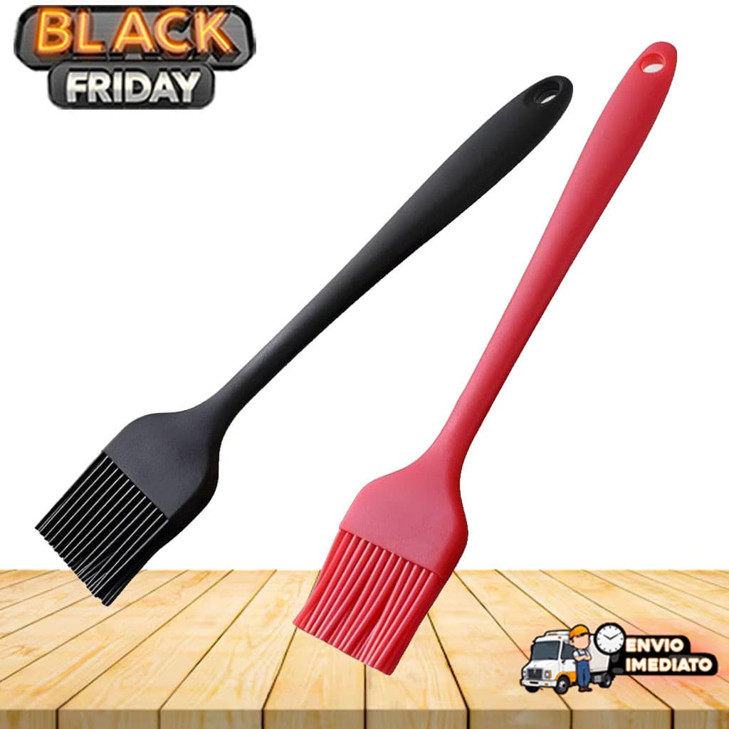 Pincel de Silicone Multiuso para Culinária - Cozinha, Churrascos e Molhos em Casa em oferta