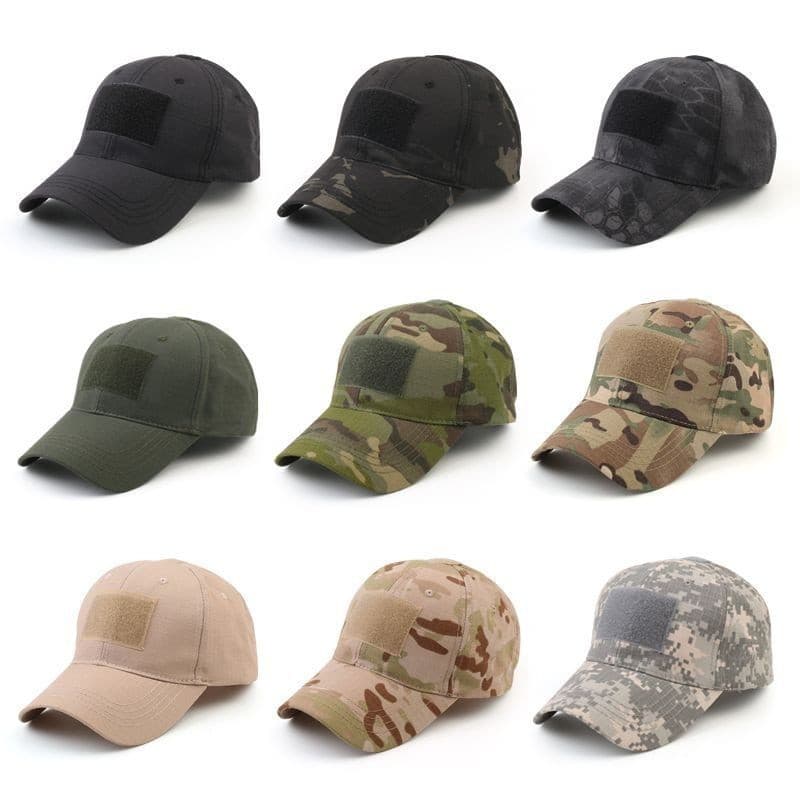 Bonés de Beisebol Camuflados para Exterior, Chapéus Casuais de Primavera e Verão para Adultos, Bonés de Pesca Camuflados
