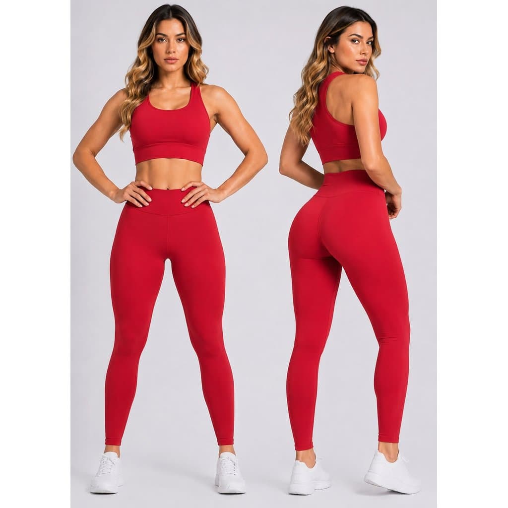 Calça Legging Feminina Blackout Zero Transparência Moda Fitness