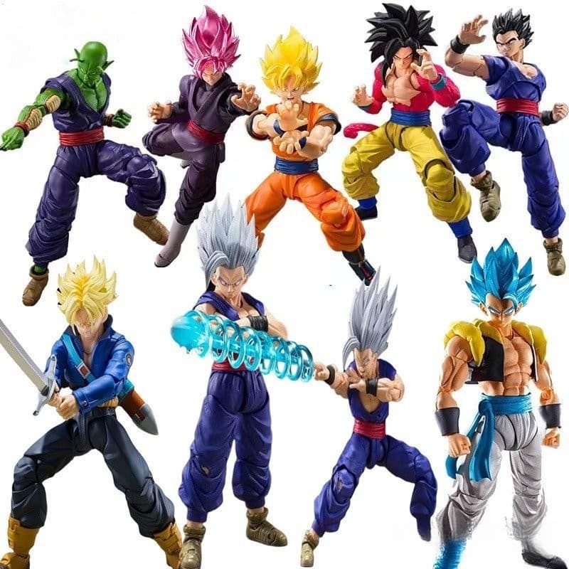 Figura de ação móvel Dragon Ball Anime SHF Goku Vegeta Super Saiyan SSj4