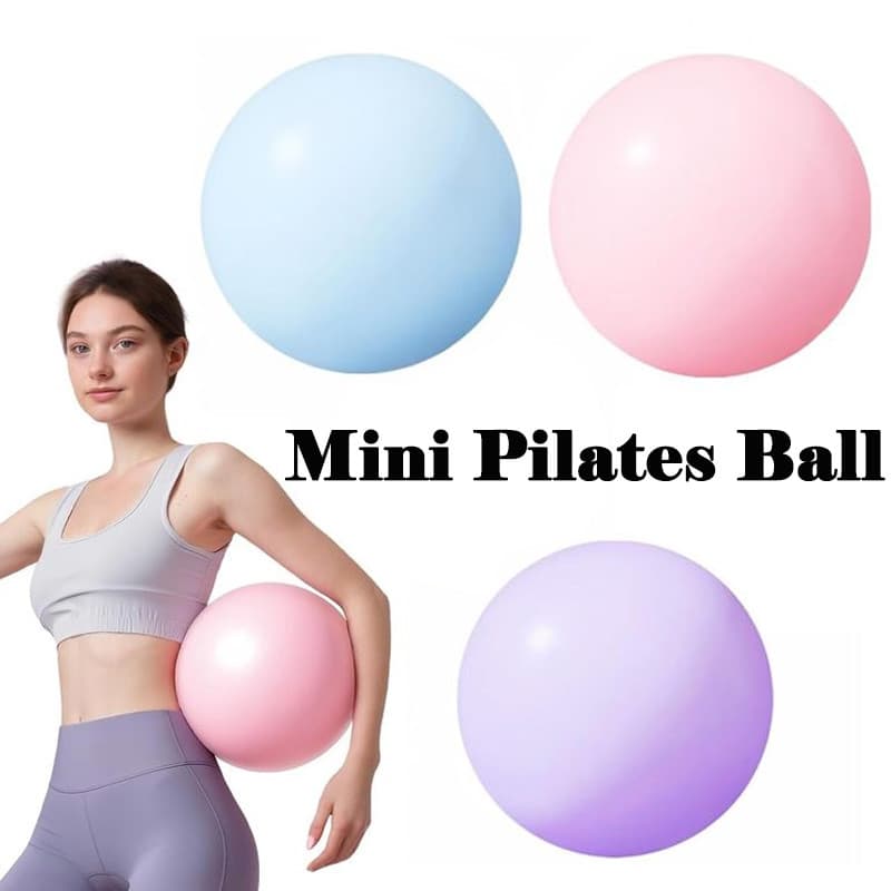 Mini Bola De Pilates De 25 Cm , Pequena Exercício Anti-Explosão Para Ioga , Equilíbrio , Alongamento E Fitness Central-I