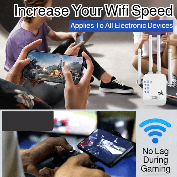 [Sinal Estável e Rápido] [Internet Mais Rápida] Repetidor WiFi/Ampliador/Eficiente