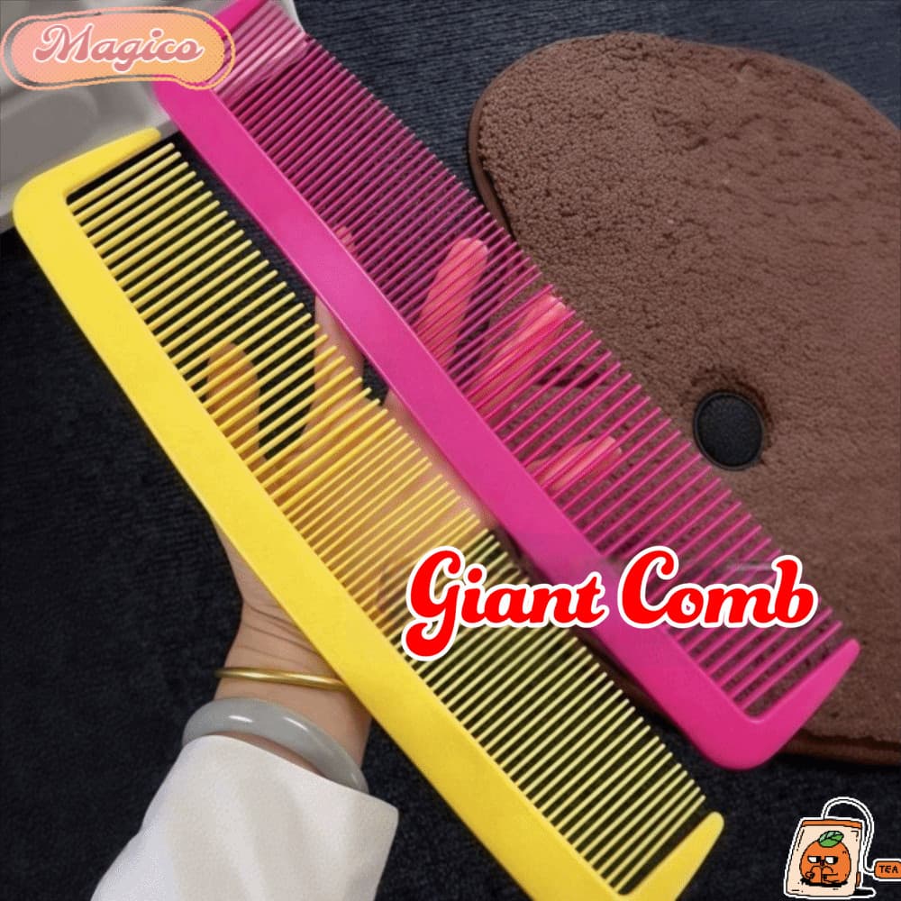 Pente Gigante MAGICO , De Cabelo Reto De Plástico , Pentes De Massagem Para Desembaraçar Cabelos