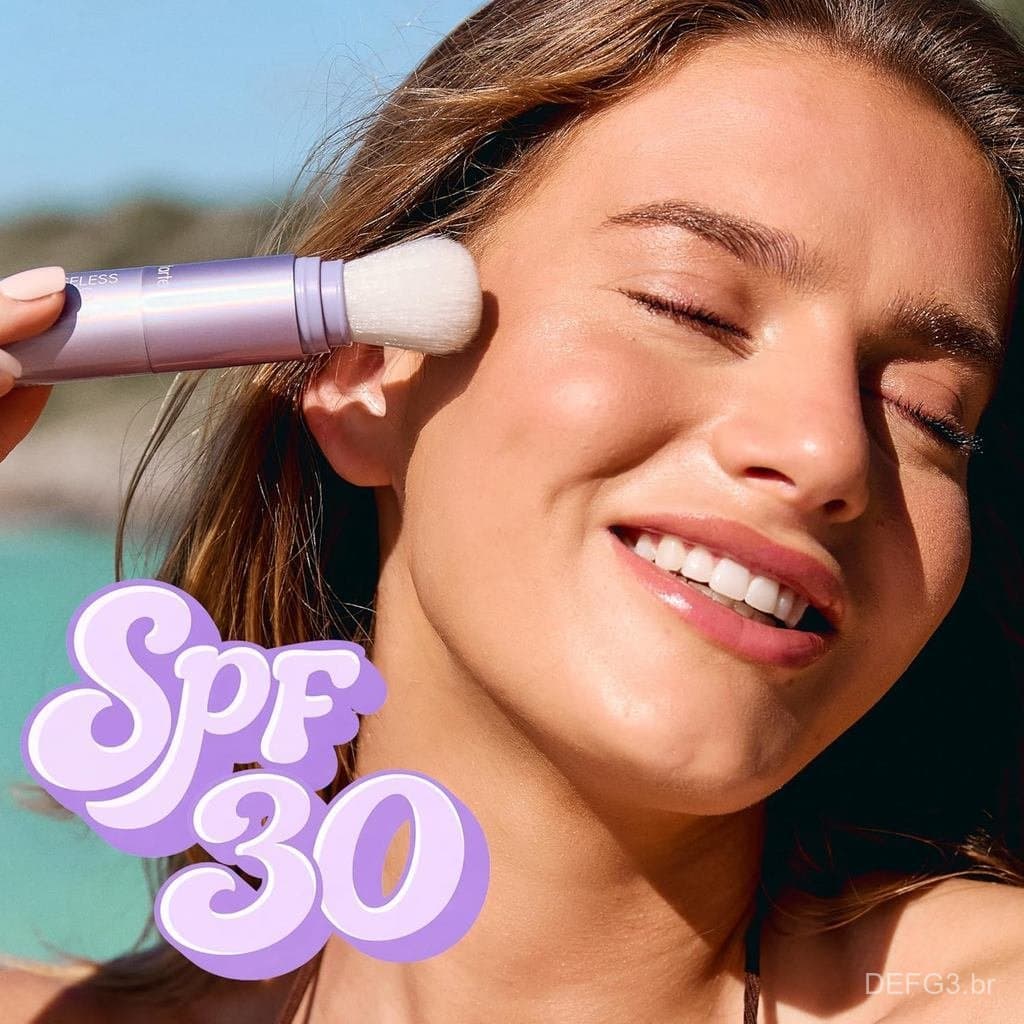 tartecreaselessSPF30pómineral–Protetor Solar em Pó para Rosto, Corpo e Linha do Cabelo, Resistente ao Suor, Pó Fixador d