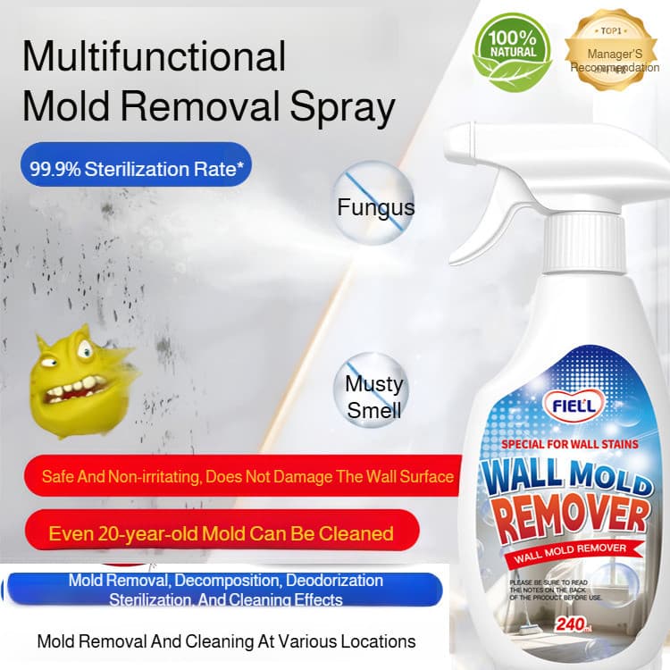 [Casa Sem Mofo] Effective Wall and Wallpaper Mold Remover For Home Cleaning/Limpeza de Mofo/Antimofo para Papel de Pared