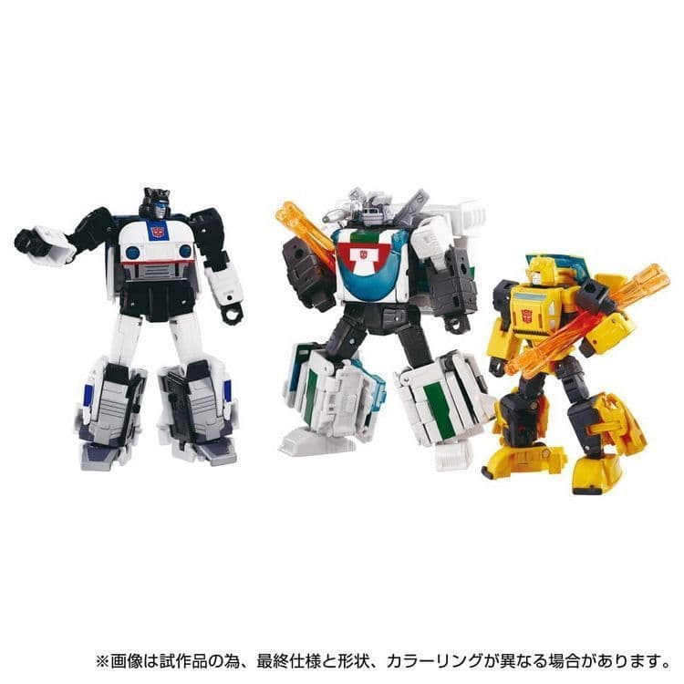 TAKARA Transformadores Brinquedo DCS Cena Plug Star 500kg Top Bumblebee Jazz Trio Set