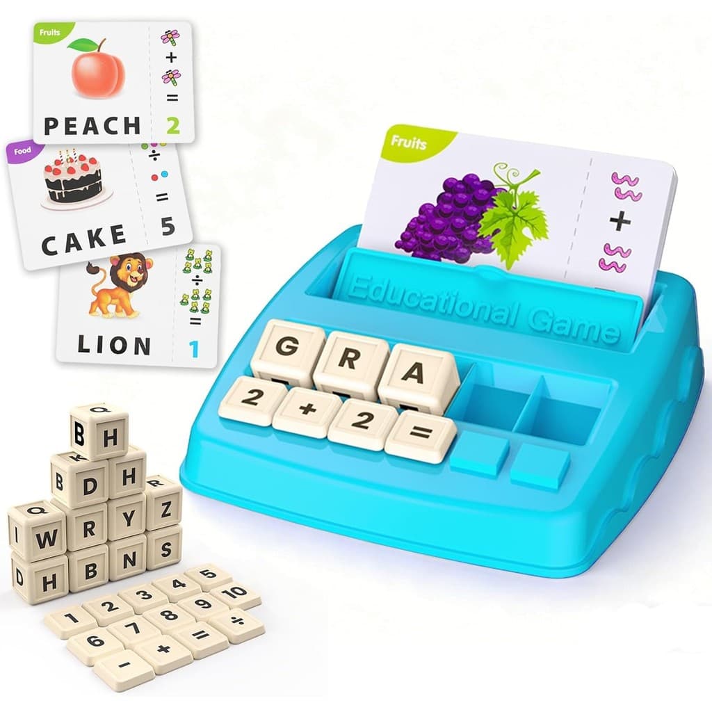 Brinquedos Educativos Para Crianças De 3 A 8 Anos , Jogo De Ortografia De Letras Correspondentes ABC Math Learning , Pre