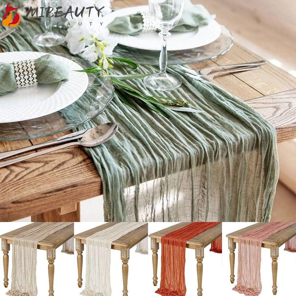 Corredor De Mesa MIBEAUTY , Configuração De Pano De Queijo Multiuso Vintage , Decoração Boêmia Retrô