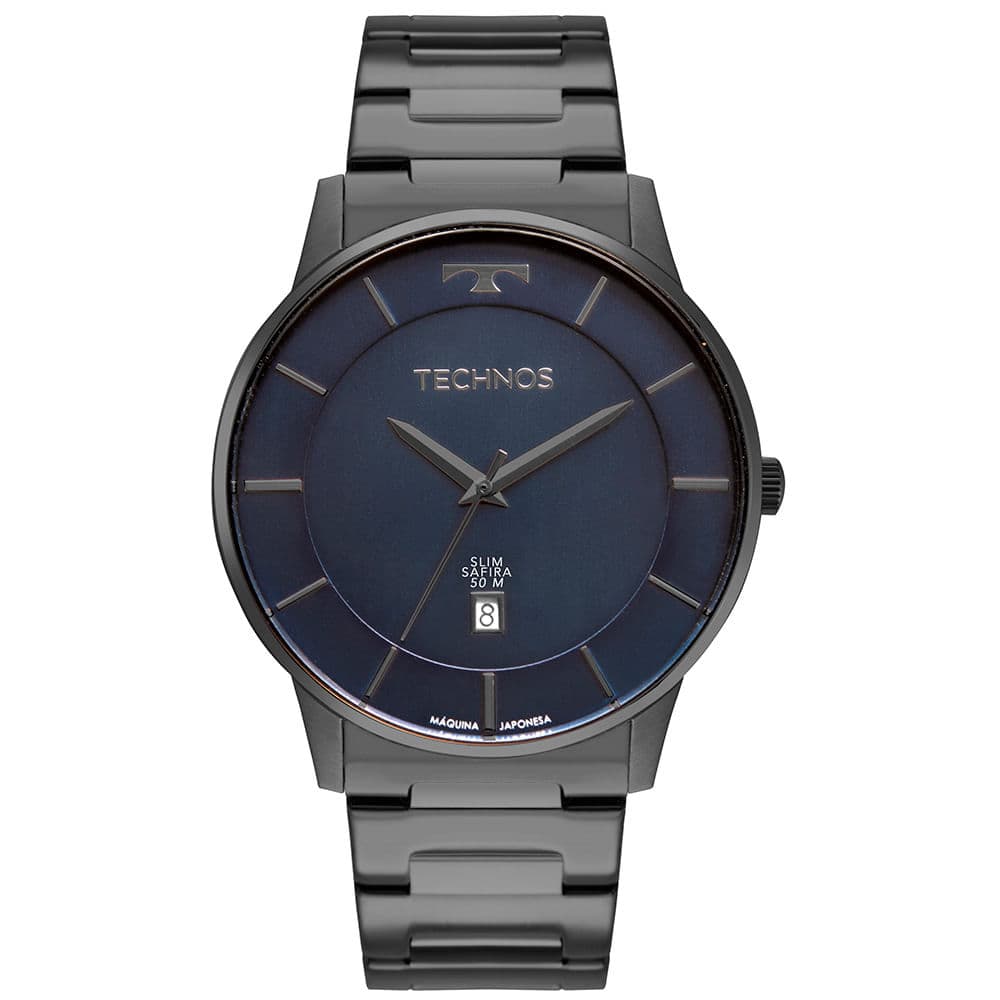 Relógio Technos Masculino Slim Grafite - GM10YZ/1A