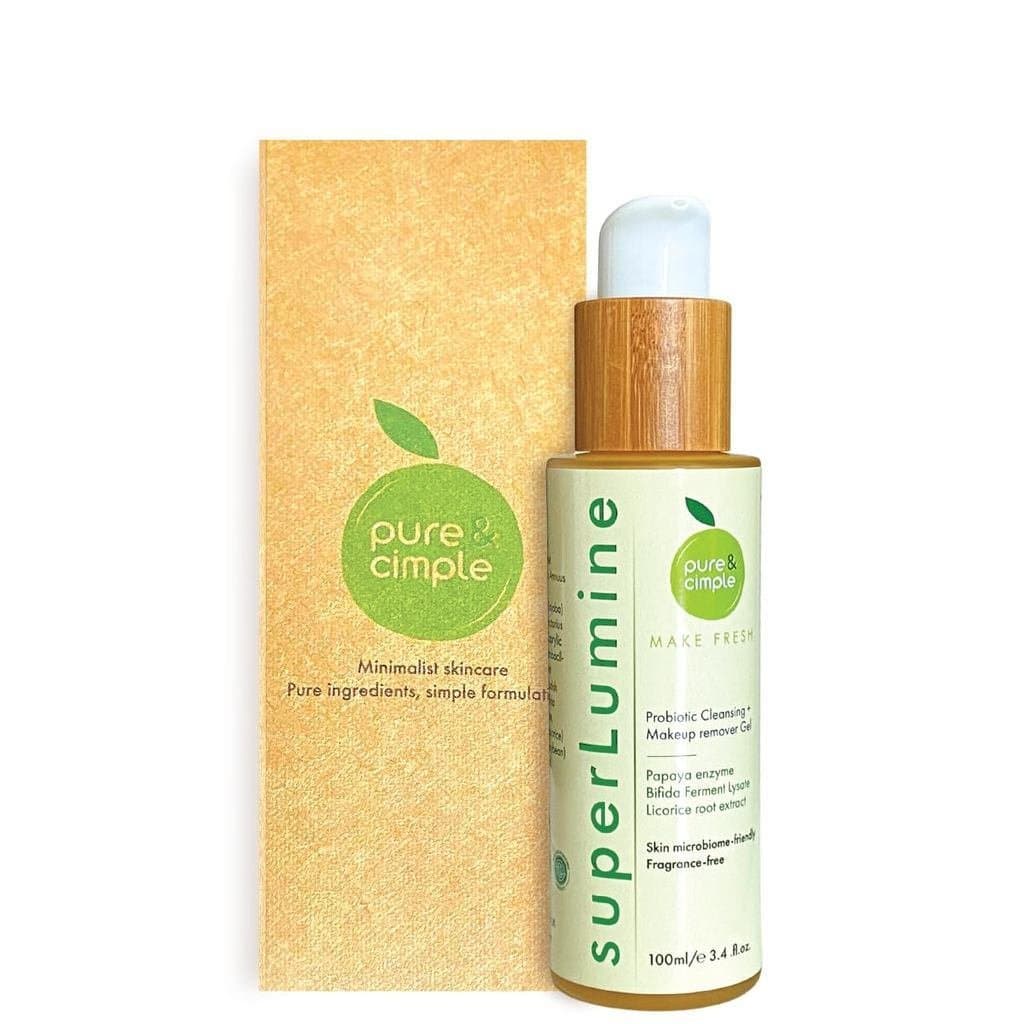 PureCimple Probiotic Face Cleanser - Removedor de Maquiagem Suave com Enzima de Papaia para Pele Seca e Sensível UYNA CZ