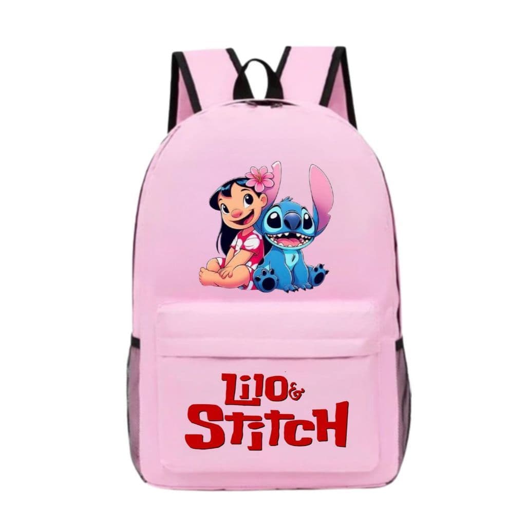 Mochila Bolsa Escolar Universitaria Lilo Stitch Moana Varias Cores Adulto Infantil Kids Unissex Lançamento Promoção