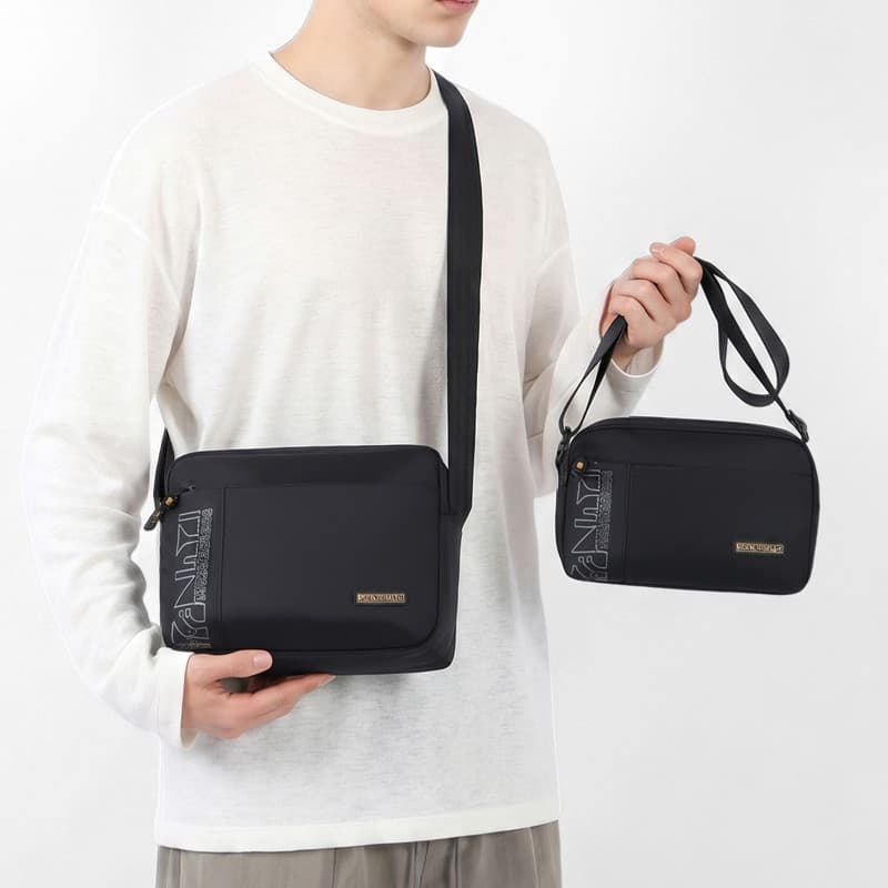 Bolsa Transversal Masculina de Grande Capacidade, Bolsas de Ombro Modernas em Tecido Oxford para Meninos, Bolsas Mensage