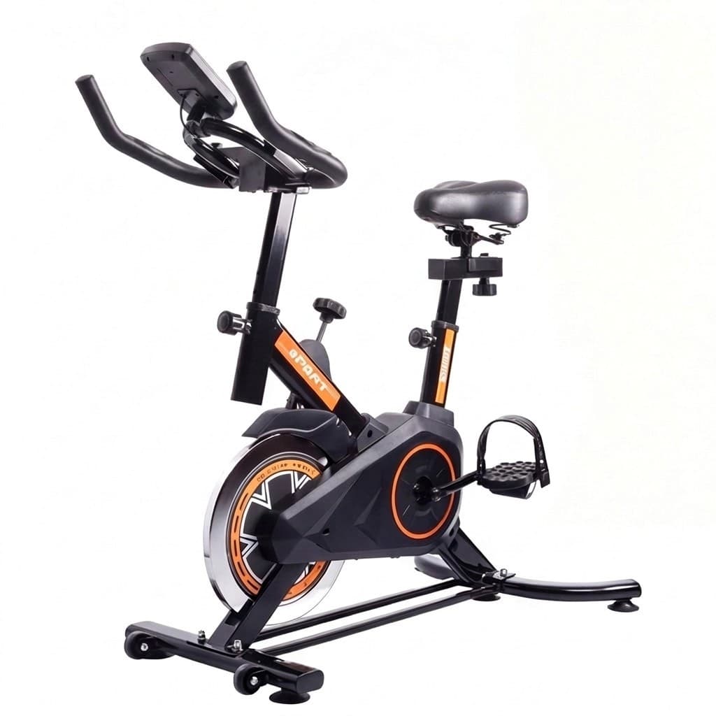 Bicicleta Spinning Ergométrica 6kg Suporta 100kg Treino em Casa + Garrafinha Brinde