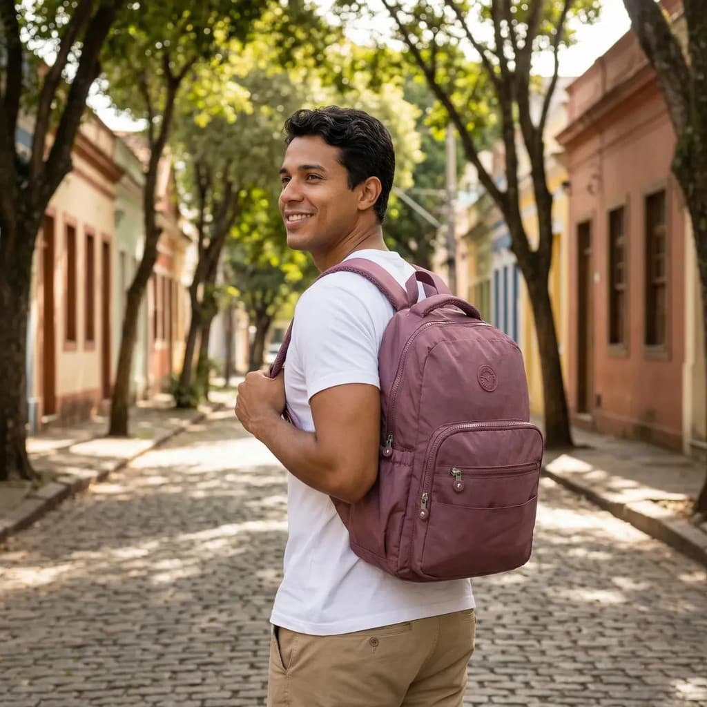 Mochila Reforçada Casual Victoryeagle Visual Premium Retrô