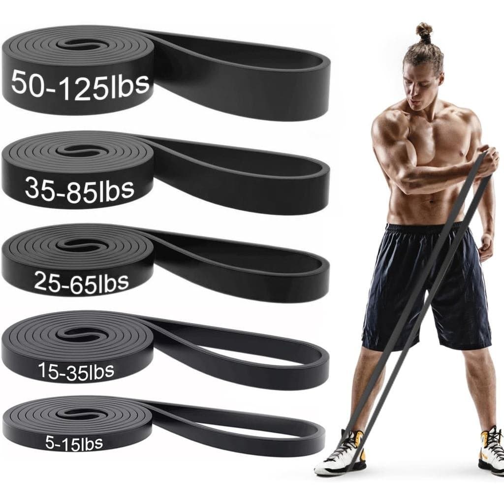 Bandas de Resistência, Conjunto de Bandas de Exercício para Homens e Mulheres, Ideal para Alongamento Corporal, Fisioter