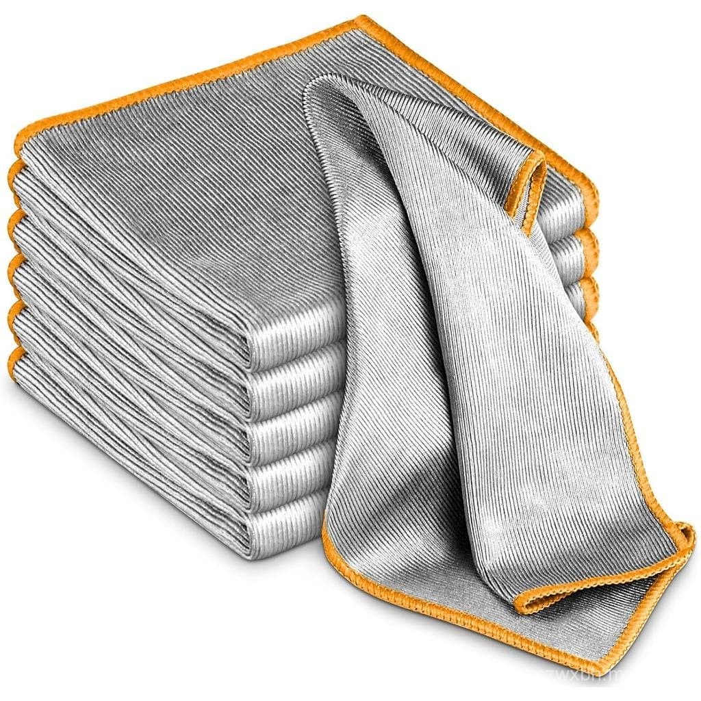 Pano de Polimento de Vidro Sem Manchas, Pano de Limpeza de Microfibra Milagroso, Panos de Limpeza Sem Pelos para Óculos,