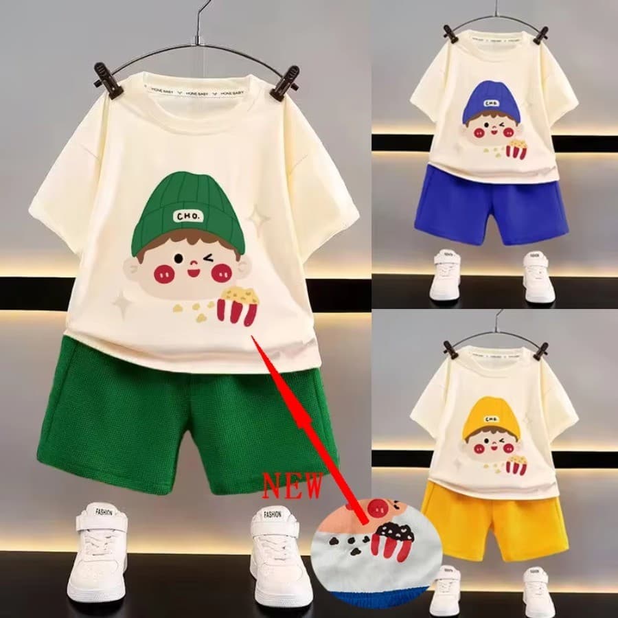 Roupas De Bebê Verão Crianças Conjuntos Casuais Bonito Moda Terno Topos E Shorts Conjunto De Duas Peças