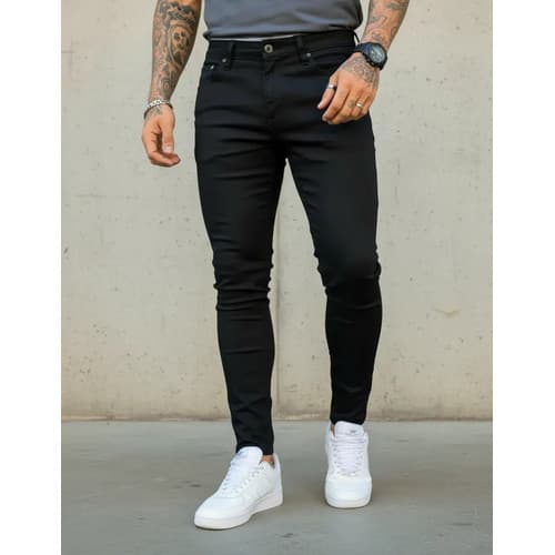 Calça Jeans Masculina Skinny Com Elastano Calça Masculina Casual