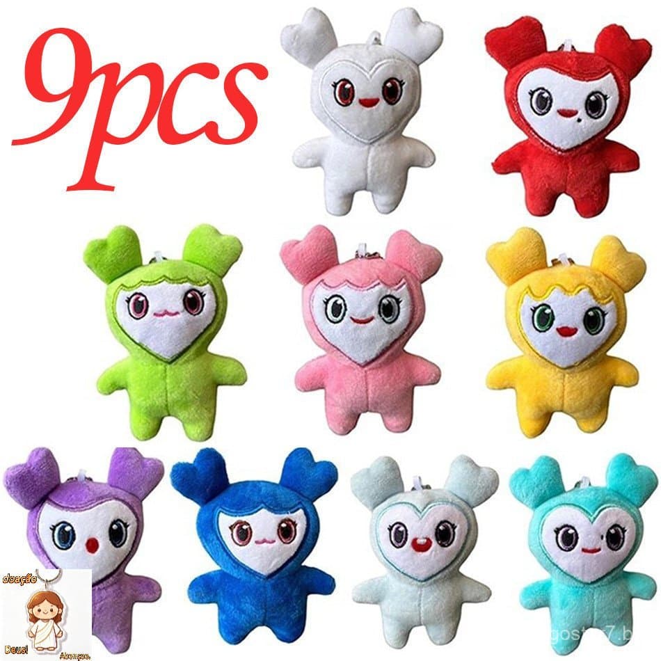 10cm Adoráveis Duas Vezes Brinquedos De Pelúcia Animais TWICE Momo Doll Keychain Pendant Keybuckle Presentes Para Crianç