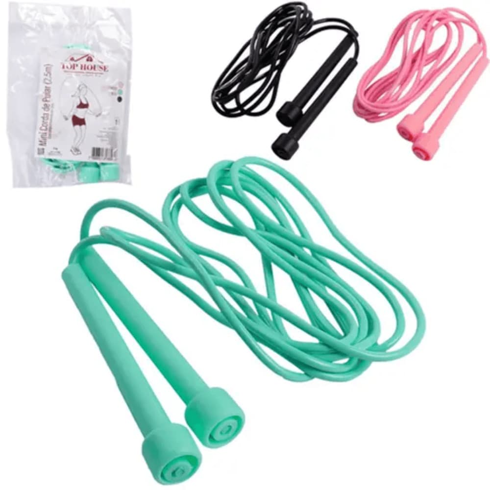Mini Corda de Pular 2,5M - Cores Sortidas