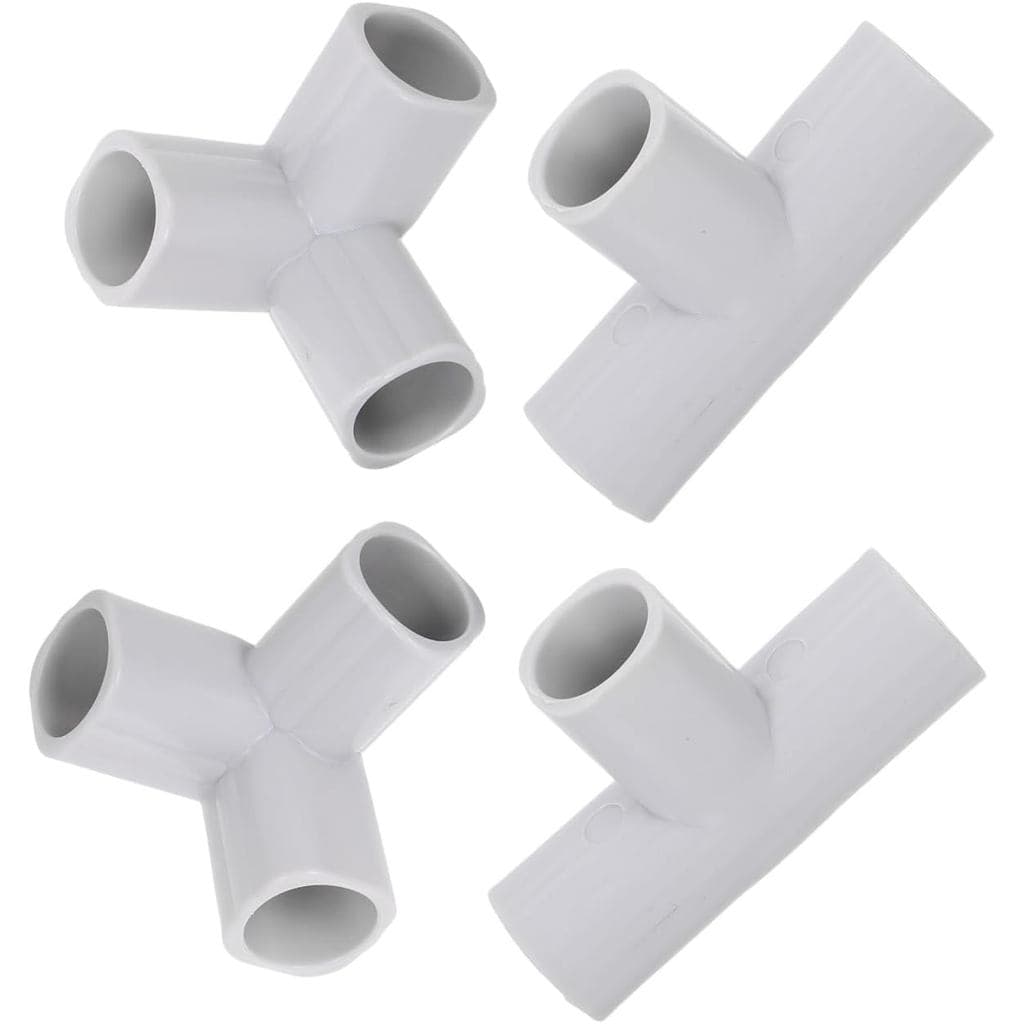 4 peças de Conector T para Cercadinho de Bebê e Conector T de 3 Vias para Acessórios e Montagem de Cercadinho de Bebê