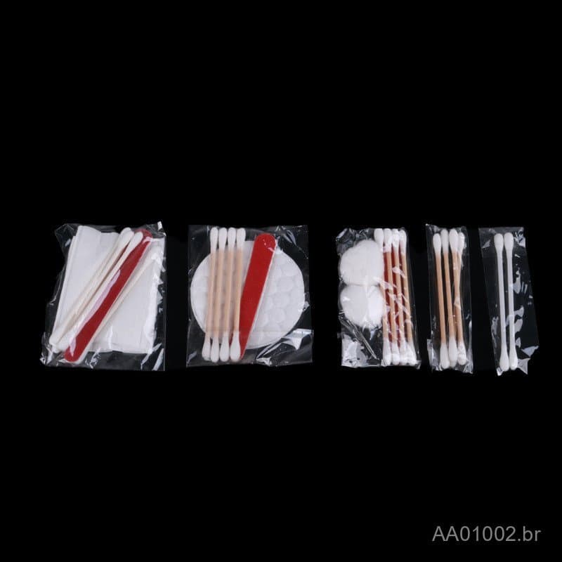 Suprimentos para hotéis: caixa de lenços descartável, cotonetes, bolas de algodão, lixa de unhas, kit de cuidados, kit d