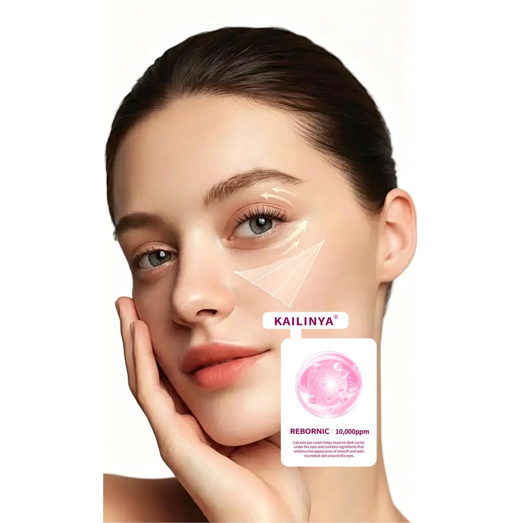 KAILINYA Creme de Olhos com Cálcio - Cobertura de Manchas Escuras, Efeito Iluminador