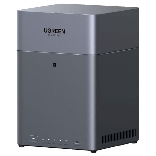 Storage NAS UGREEN DH4300 PLUS Torre 120TB 4 Baias A76+A55 2.5Gb 85660