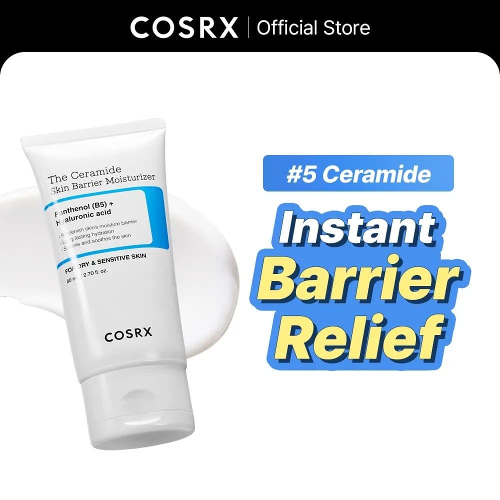 [OSRXOfficial] Hidratante Barreira de Ceramidas (80ml) | HIDRATANTE COREANO FORTIFICADOR DA BARREIRA, PARA SEcura, SENSI