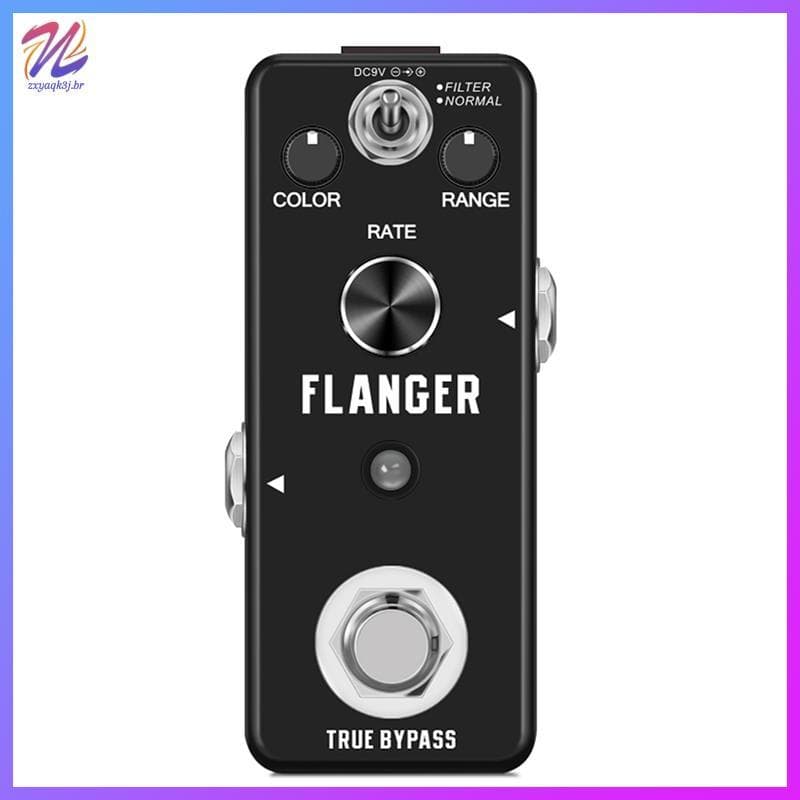 Pedal De Efeitos De Guitarra LEF312 Sobrecarga Distorção Atraso Coro Vibrato Reverberação Clássico