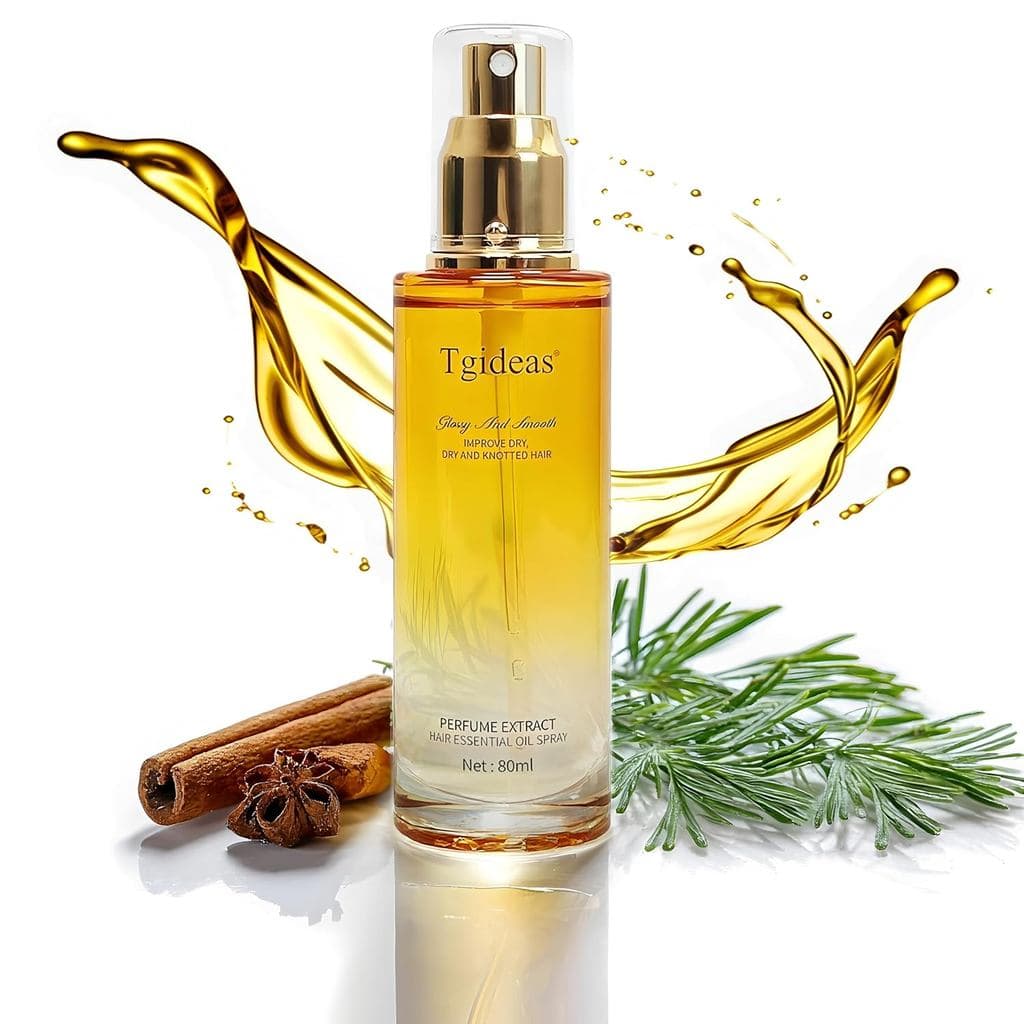 Spray Capilar Tgideas com Manteiga de Karité e Óleo de Jojoba - Proteção Térmica, Leve, Antifrizz, Repara Pontas Duplas,