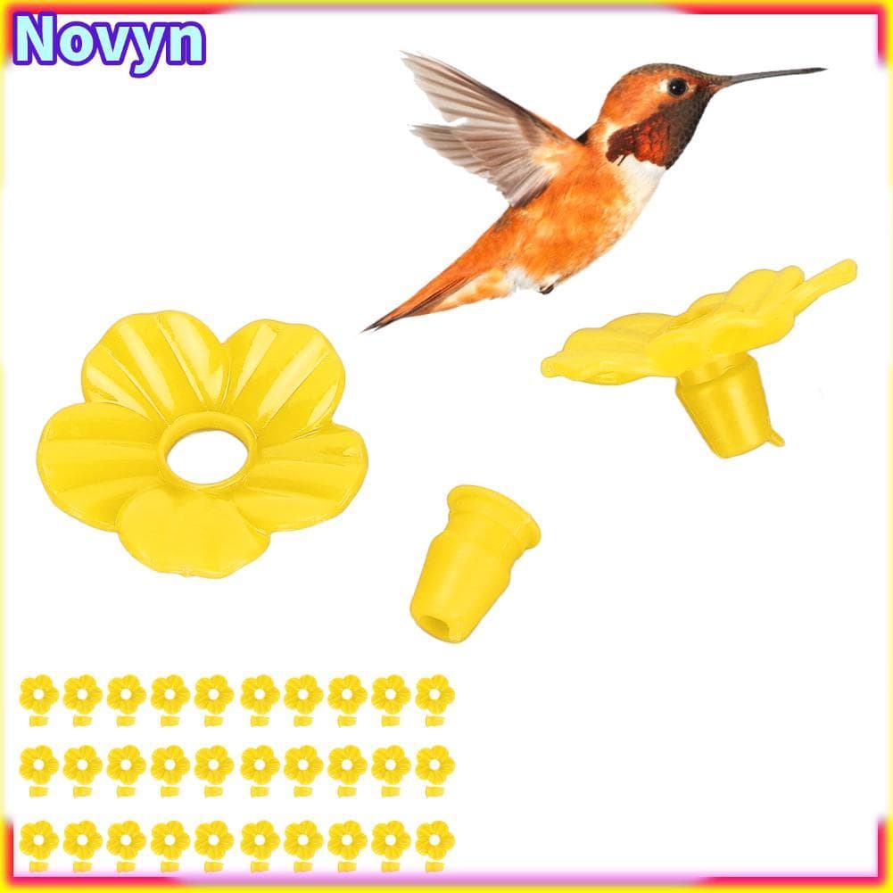 Novyn-br Gugxiom 30 peças de reposição para alimentador de flores de beija-flor de plástico para a maioria dos