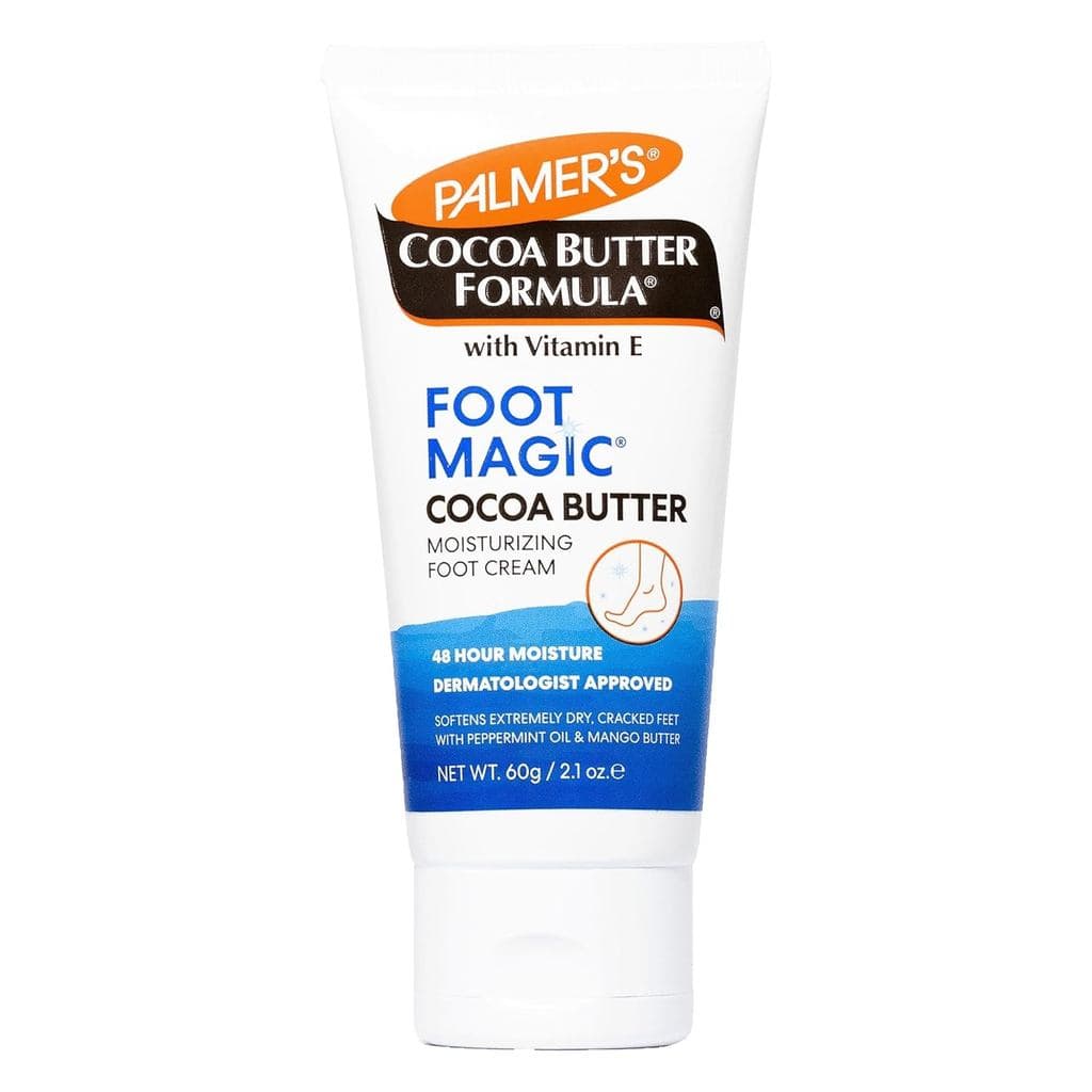 Creme Hidratante para os Pés Palmer's Cocoa Butter Formula Foot Magic para Calcanhares Secos e Rachados, Hidratante para
