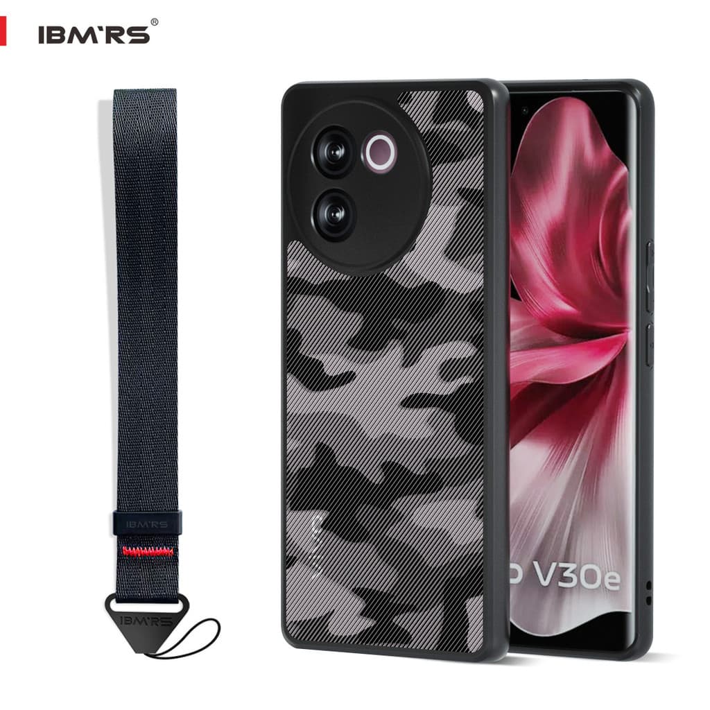 Camo Capa À Prova De Choque De Nível Militar Para VIVO V30E V40 Lite Com Cordão De Proteção Total