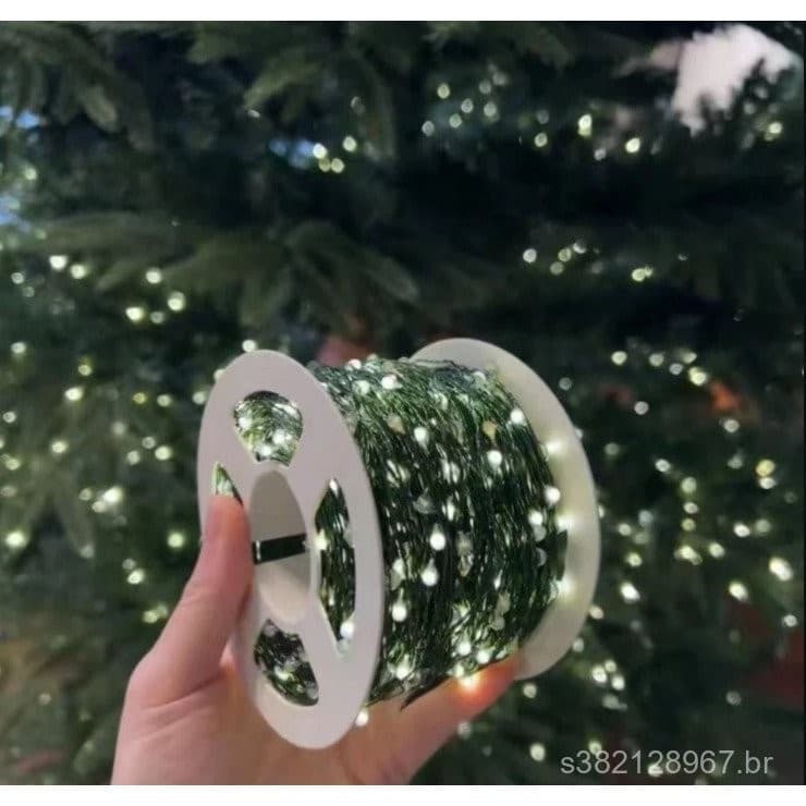 Luzes De Fadas LED USB De 20m 200m , 8 Modos De Flash , Fio De Cobre Prateado À Prova D'água , Com Controle Remoto De 13
