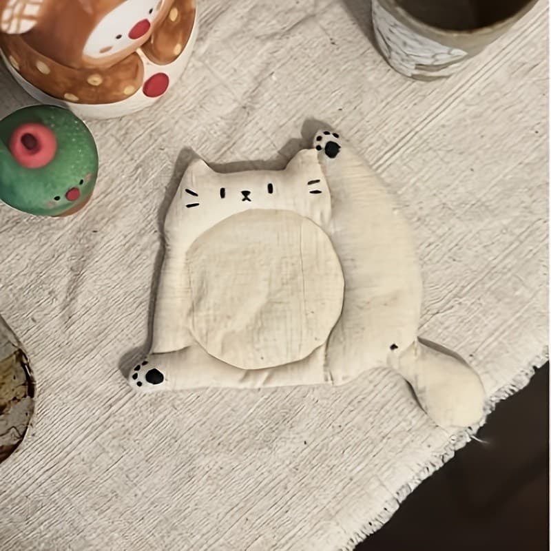 Novo estilo 1/2 peça porta-copos criativo para garras de gato, série amigável para animais de estimação, isolamento térm