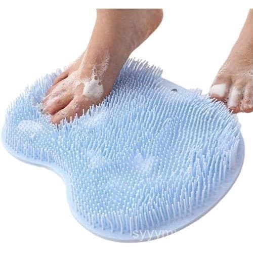 Tapete Esfoliante de Silicone para Banho, Novo Esfoliante de Silicone para os Pés para o Banho 2025, Almofada de Massage