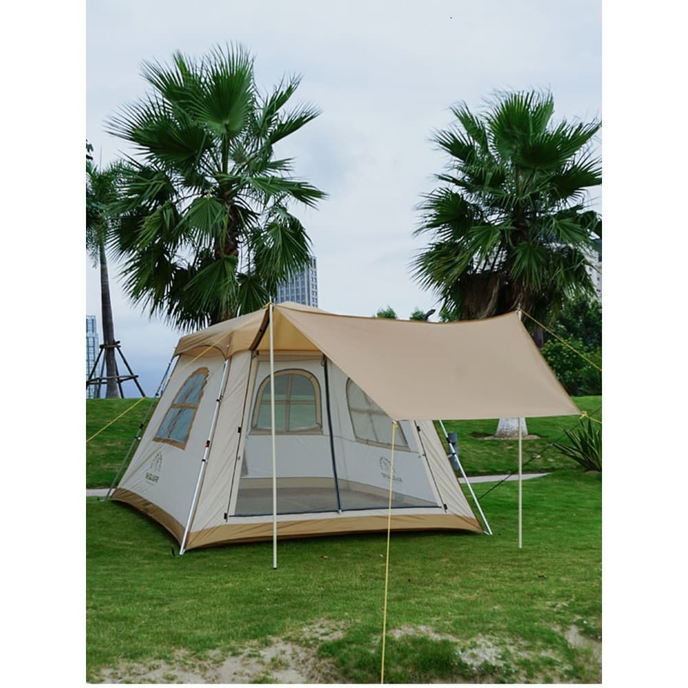Sanfeng Out automático abertura rápida livre tenda casa de doces ao ar livre pai-filho mosquiteiro praia parque acampame