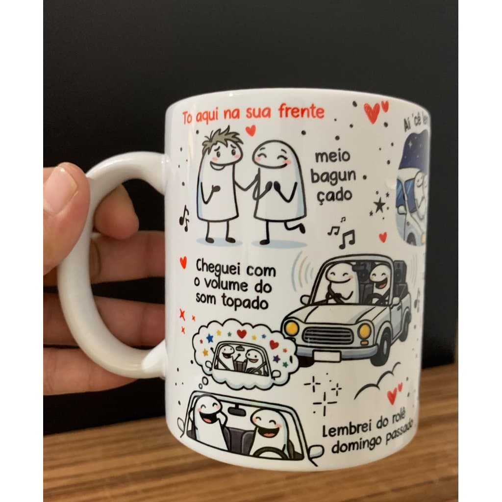 Caneca personalizada - AMOR E FÉ