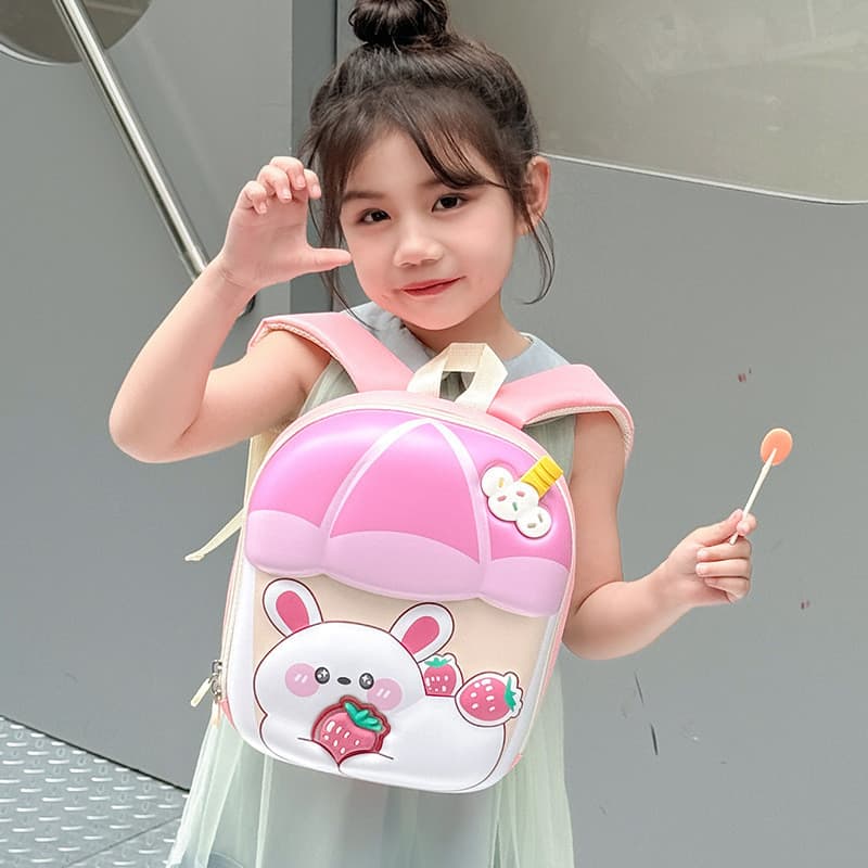 Mochila Infantil em Forma de Casca de Ovo, Presente de Aniversário, Mochila Bonita para Crianças, Mochila Estilosa para