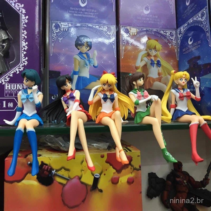 5 Estilo 12cm-14cm Anime Sailor Moon Meiou Setsuna Figura GLITTER & GLAMOURS Kaiou Michiru Tenoh Haruka Tomoe Hotaru Est