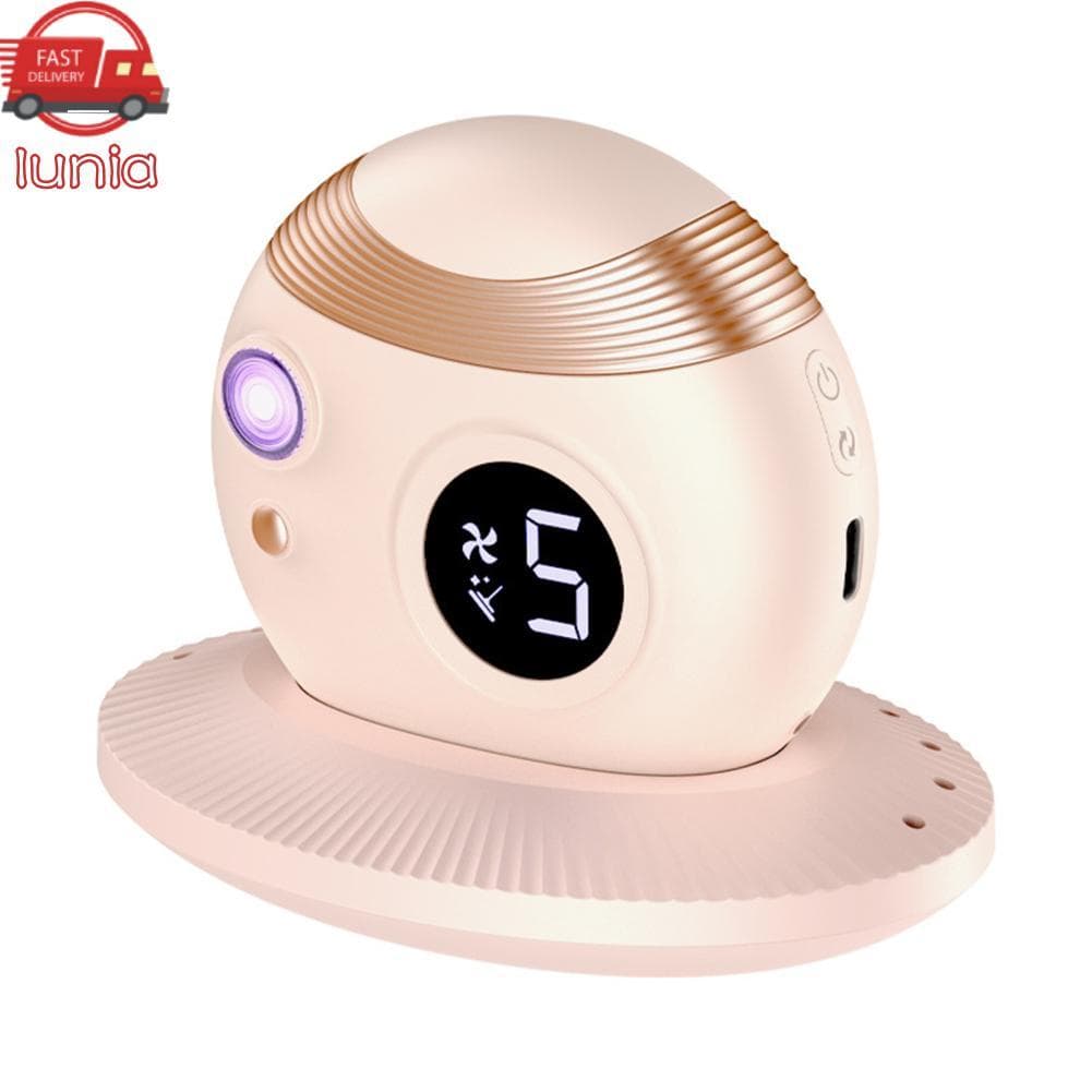lunia.br Cortador de unhas elétrico para crianças e idosos Aparador automático recarregável com 6 cabeças de moagem 5