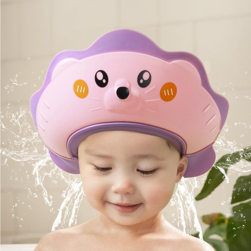 Shampoo para bebês, ferramenta útil para crianças, chapéu com bloqueio de água, à prova d'água, proteção para os ouvidos