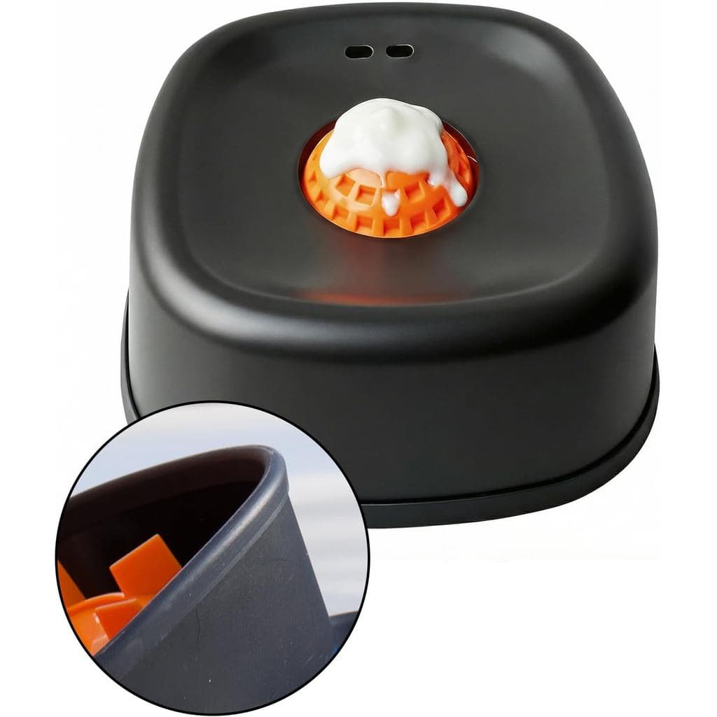 Comedouro Lento para Cães RAINWOOD com Bola Flutuante, Tigela para Lamber para Caldo de Osso, Iogurte e Suplementos, Pra